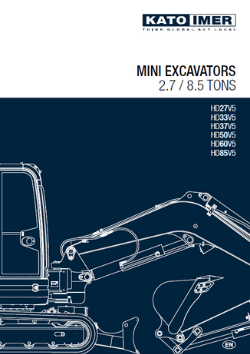 Minigravere Minigravare Kato Ihi 2.7 8.5